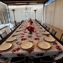 Mesa larga para evento